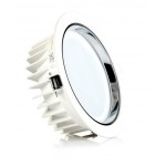 Downlight LED Redondo Técnico 36W, corte 200mm